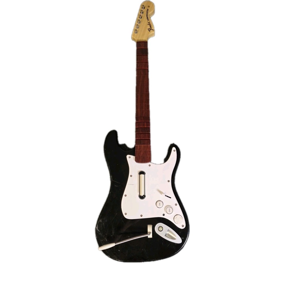 UNTESTED Rock Band Xbox 360 Harmonix Wired Fender Stratocaster Guitar Controller